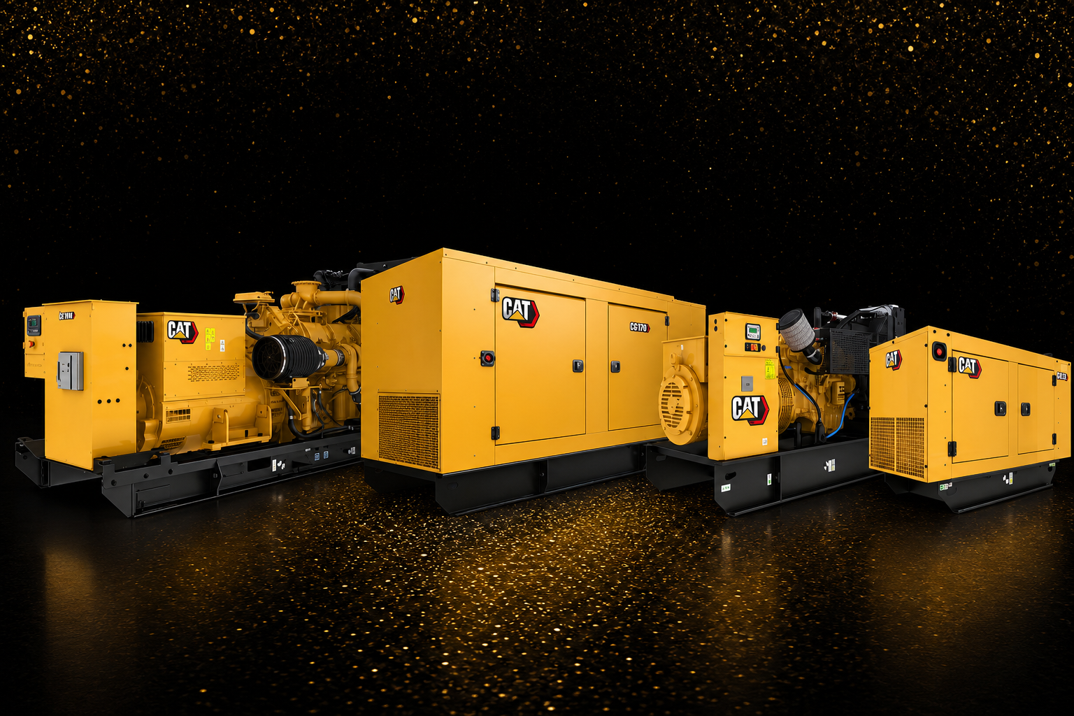 CAT generator lineup